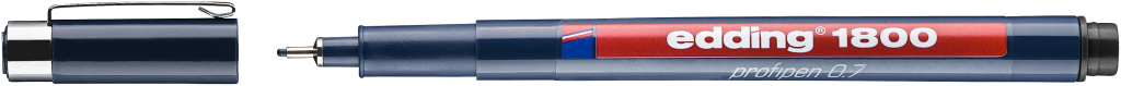 Edding 1800 Tekni̇k Çi̇zi̇m Kalemi̇ 0.7mm Si̇yah