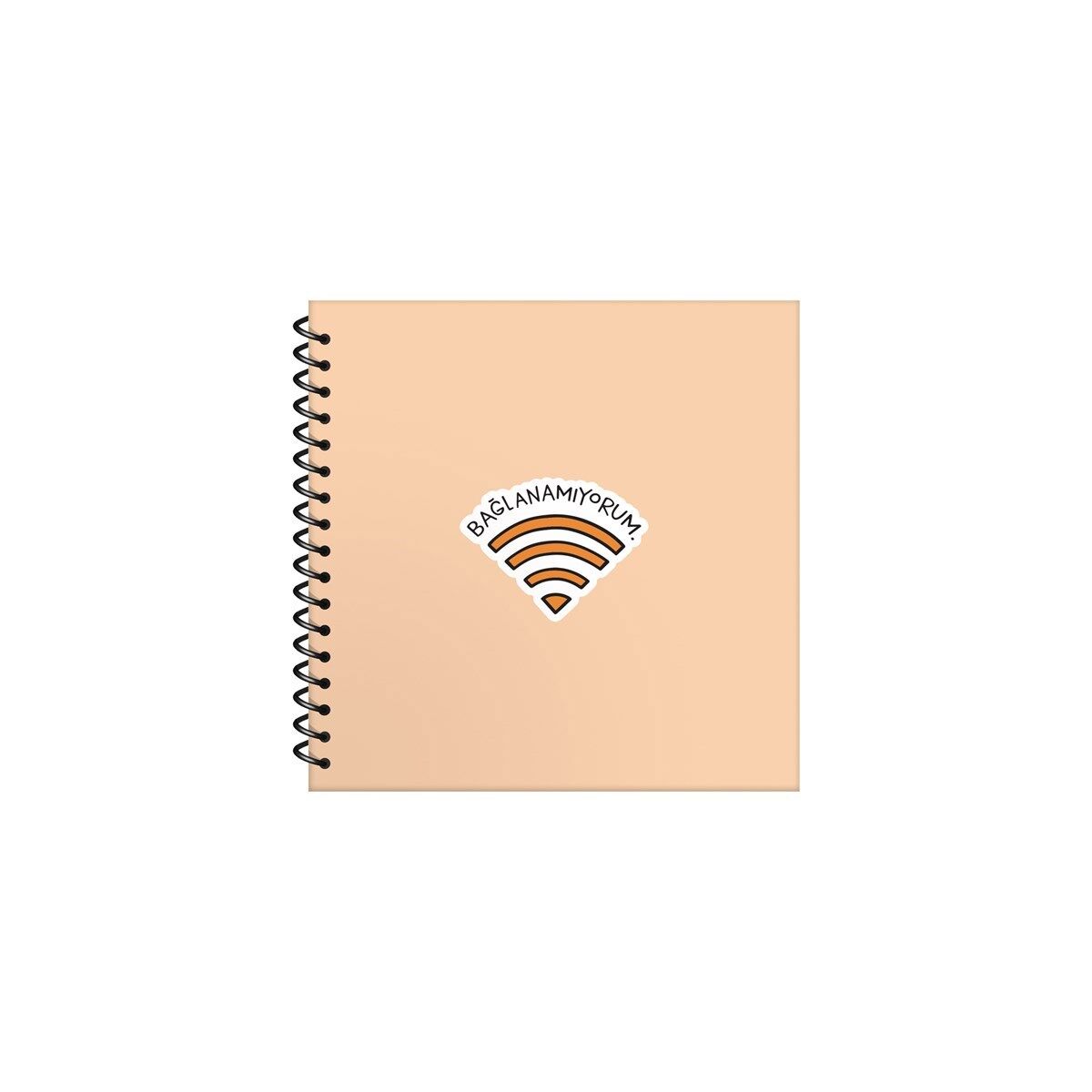 Keskin Color Hisli Şeyler Bağlanamıyorum 16x15 Çizgili Defter