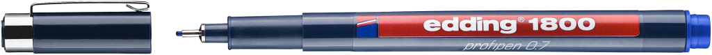 Edding 1800 Tekni̇k Çi̇zi̇m Kalemi̇ 0.7mm Mavi̇