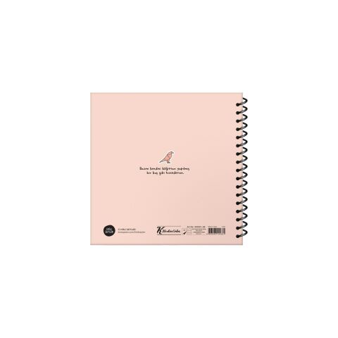 Keskin Color Hisli Şeyler Katlandığıma Değdi 16x15 Çizgili Defter