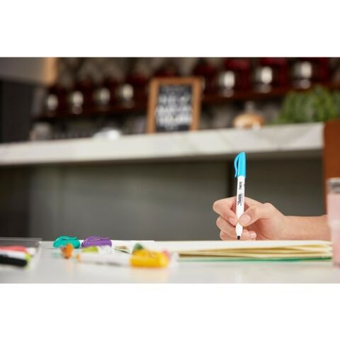 SHARPIE SNOTE Fosforlu Kalem, Kesik uç, 4'lü Karışık Renk
