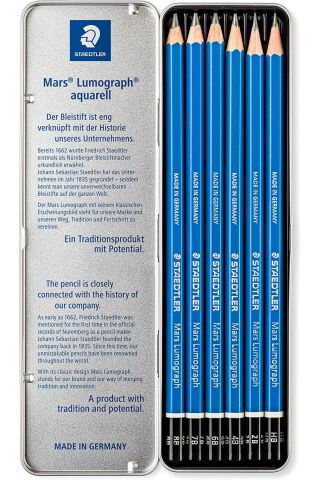 Mars Lumograph 6'lı Dereceli Kalem Seti / 100 G6