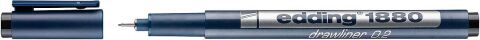 Edding 1880 Tekni̇k Çi̇zi̇m Kalemi̇ 0.2mm Si̇yah