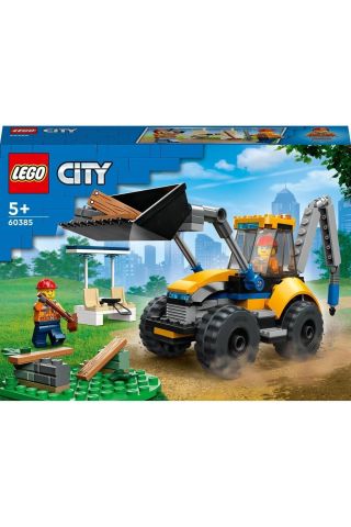 ® City İnşaat Kazıcısı 60385 - 5 Yaş ve Üzeri Çocuklar için Oyuncak Yapım Seti (148 Parça)