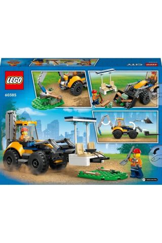 ® City İnşaat Kazıcısı 60385 - 5 Yaş ve Üzeri Çocuklar için Oyuncak Yapım Seti (148 Parça)