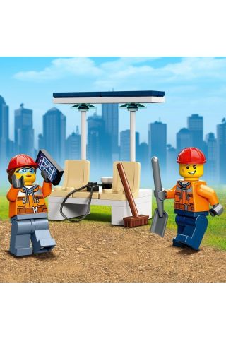 ® City İnşaat Kazıcısı 60385 - 5 Yaş ve Üzeri Çocuklar için Oyuncak Yapım Seti (148 Parça)