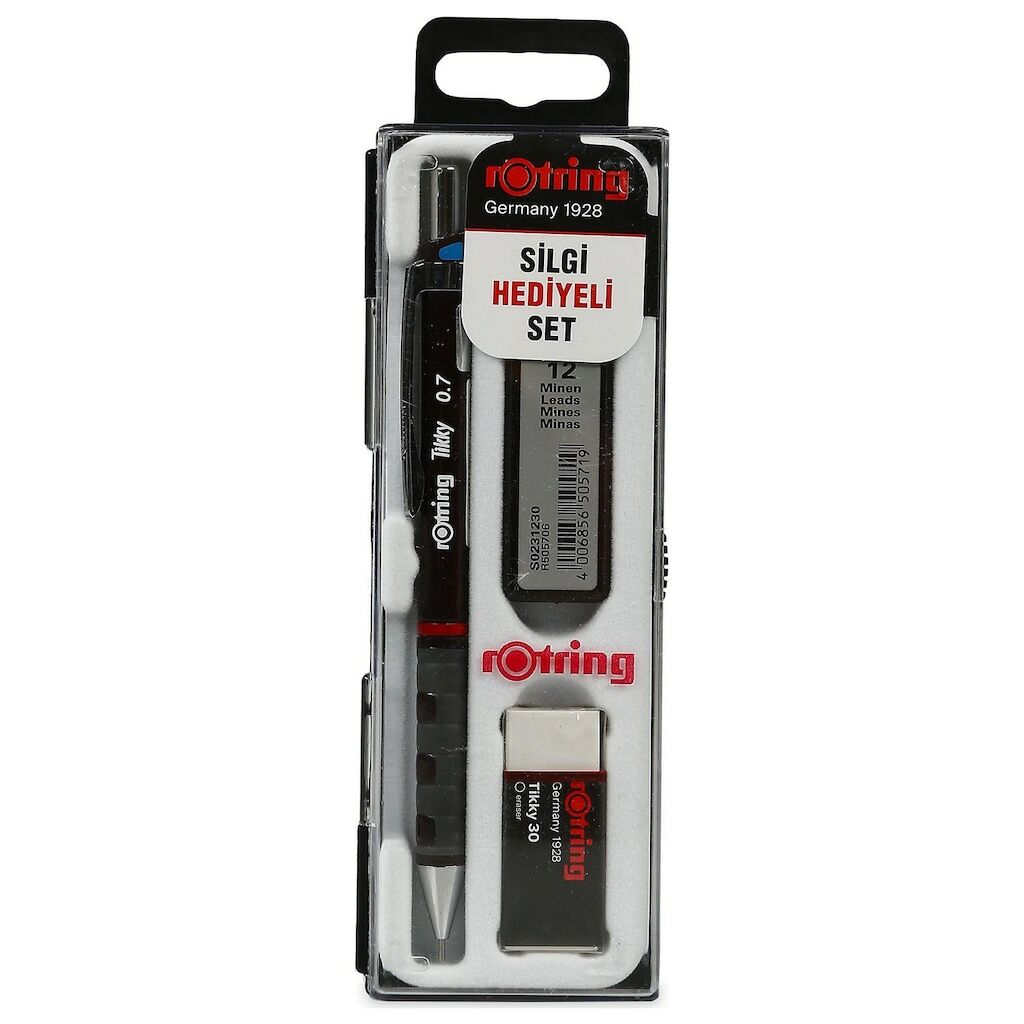 Rotring Tikky RD 0.7 mm Min Silgi Hediyeli Kahverengi Versatil Kalem