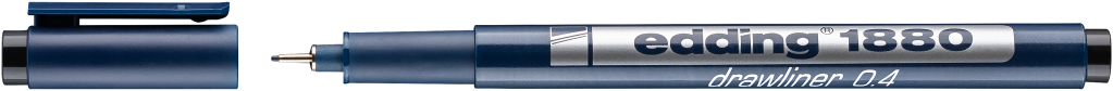 Edding 1880 Tekni̇k Çi̇zi̇m Kalemi̇ 0.4mm Si̇yah