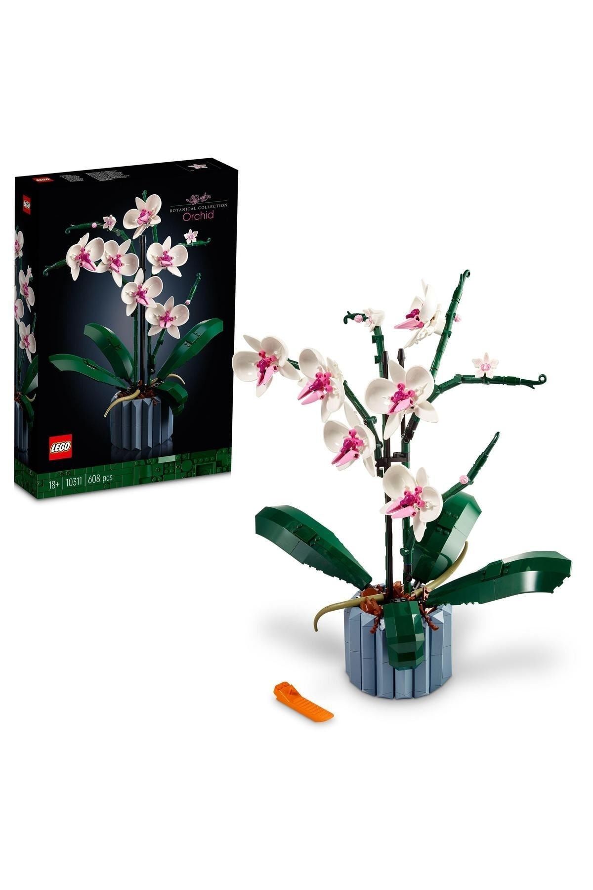 ® ICONS Orkide 10311 - Yetişkinler İçin Koleksiyonluk Dekoratif Yapım Seti (608 Parça)