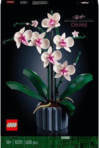 ® ICONS Orkide 10311 - Yetişkinler İçin Koleksiyonluk Dekoratif Yapım Seti (608 Parça)