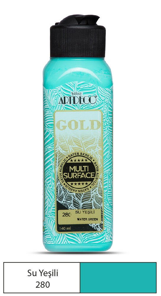 Artdeco Gold Multi-Surface Akrilik Boya 140ml Su Yeşili 280