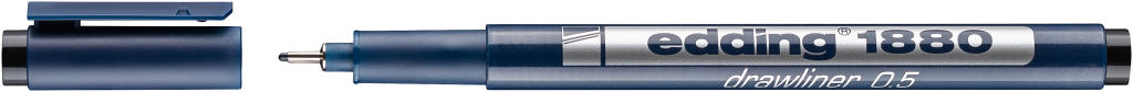 Edding 1880 Tekni̇k Çi̇zi̇m Kalemi̇ 0.5mm Si̇yah
