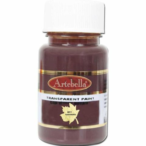 Artebella Transparan Cam Vi̇tray Boyası 90cc Kahverengi