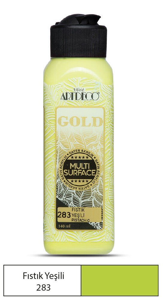 Artdeco Gold Multi-Surface Akrilik Boya 140ml Fıstık Yeşili 283