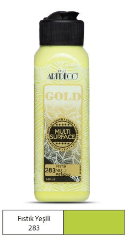 Artdeco Gold Multi-Surface Akrilik Boya 140ml Fıstık Yeşili 283