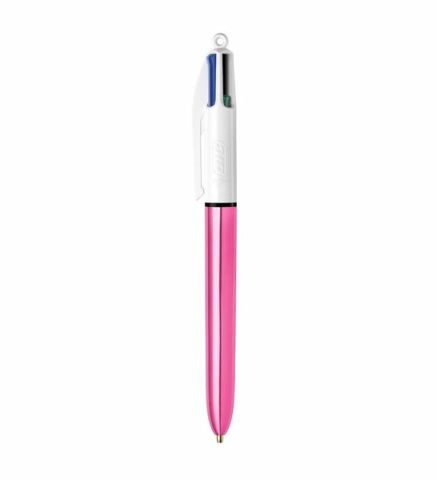 Bic Tükenmez Kalem 4 Renk Birarada Shine Pembe Gövde