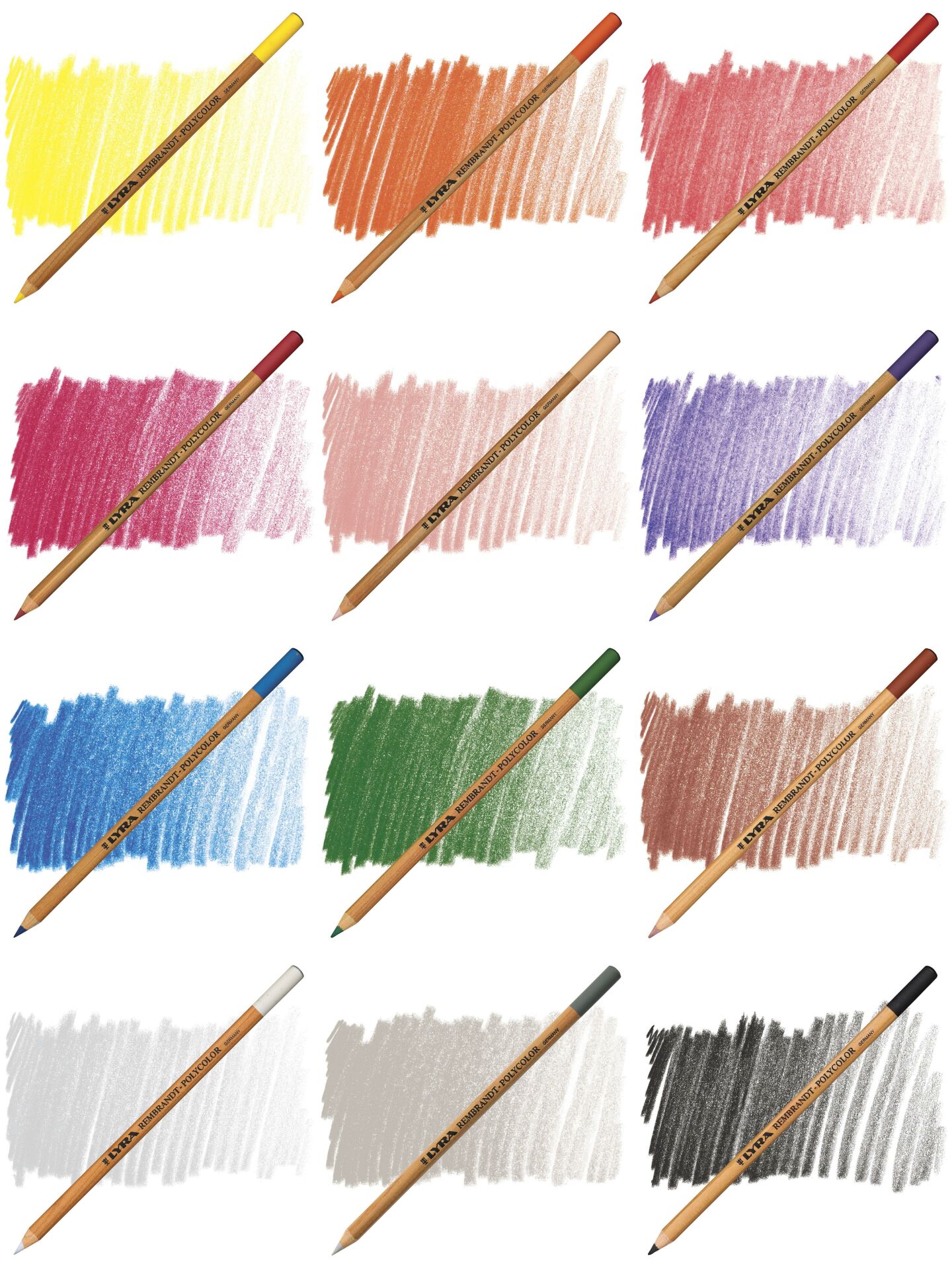 Lyra Pollycolor Kuru Boya Kalem Set1 12'li