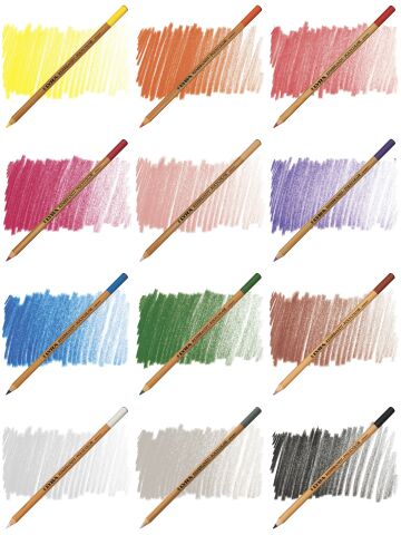 Lyra Pollycolor Kuru Boya Kalem Set1 12'li