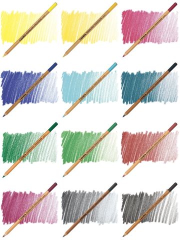 Lyra Polycolor Kuru Boya Kalem Set2 12'li