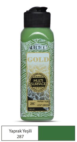 Artdeco Gold Multi-Surface Akrilik Boya 140ml Yaprak Yeşili 287