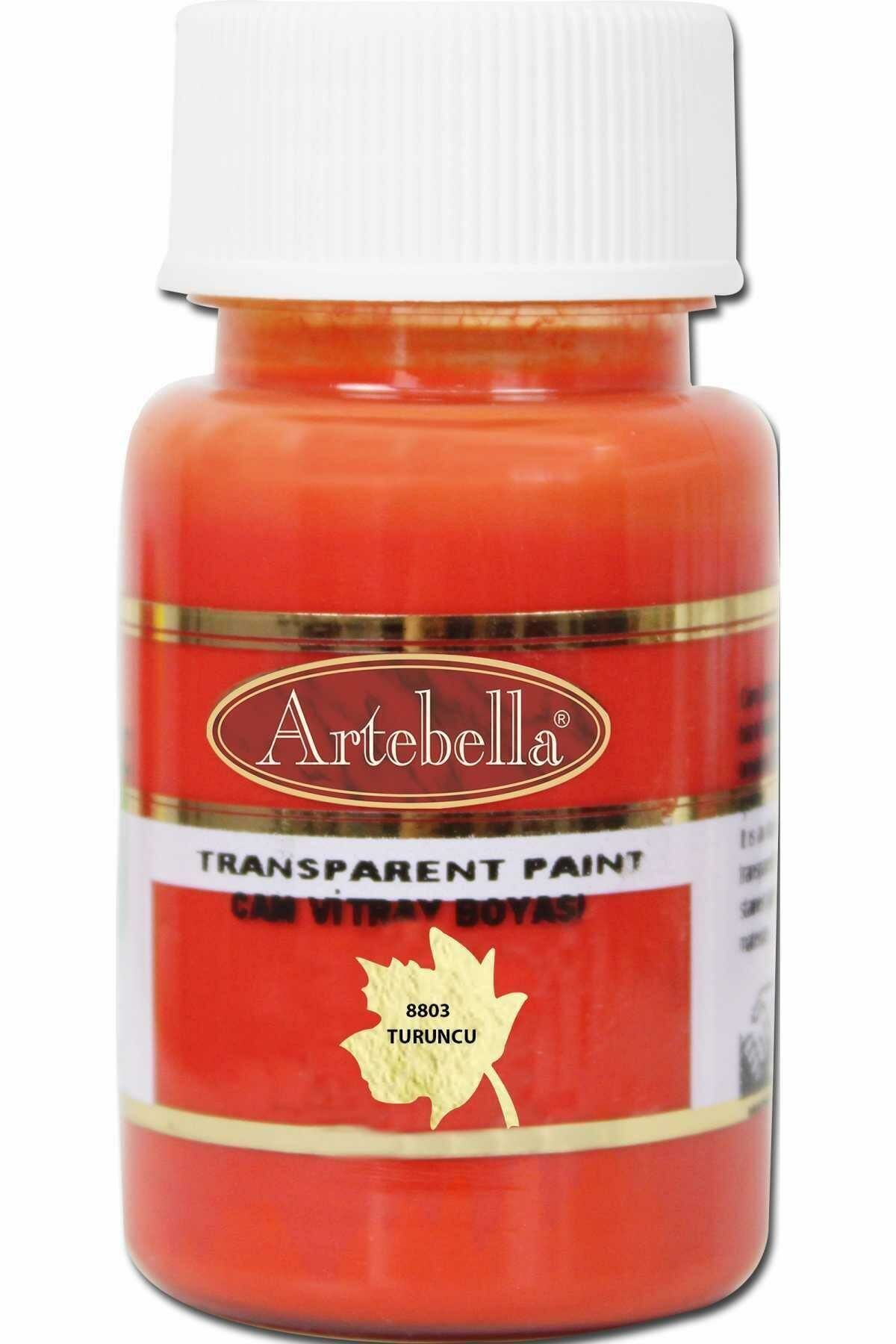 Artebella Transparan Cam Vi̇tray Boyası 90cc Turuncu