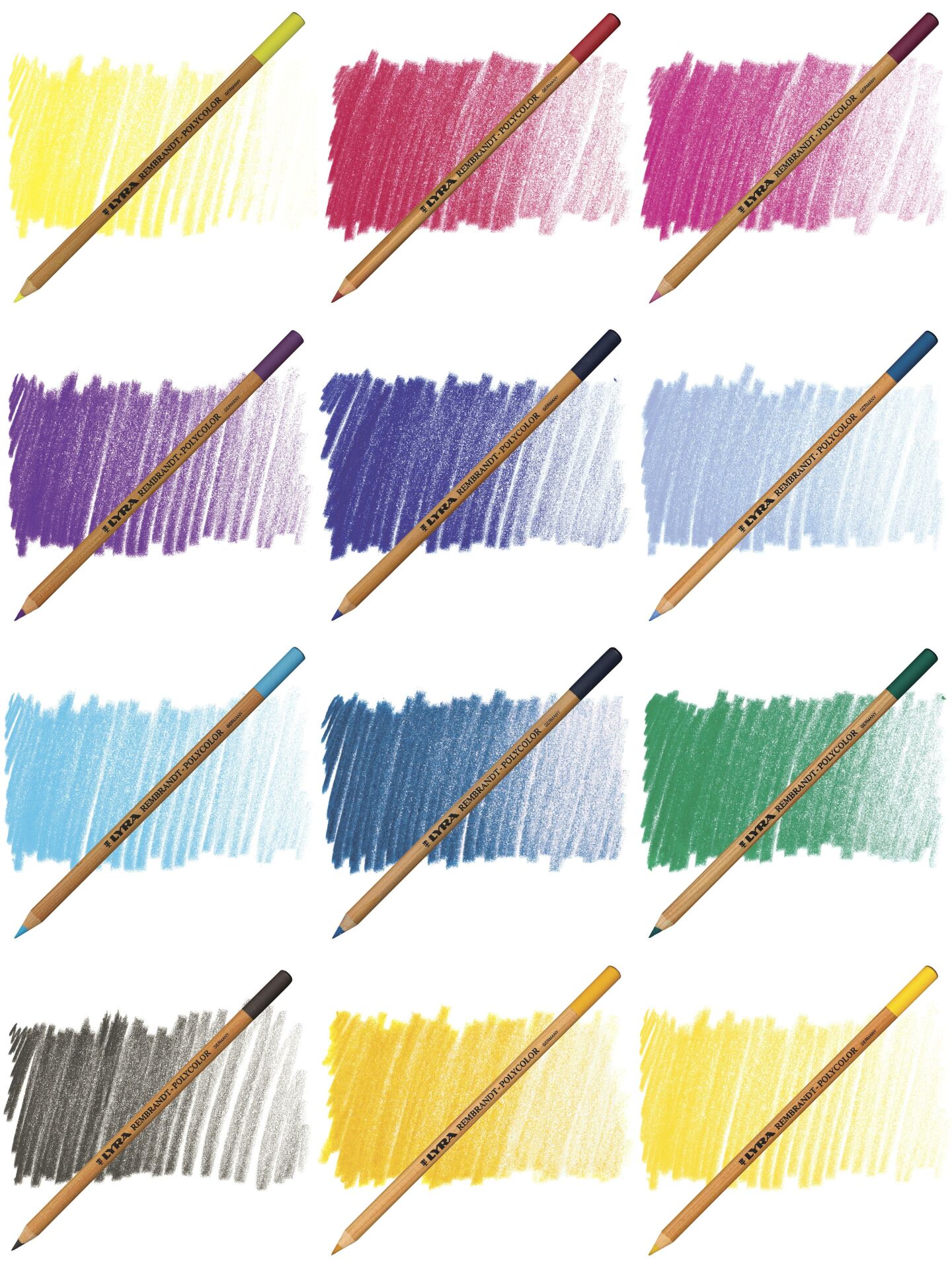 Lyra Polycolor Kuru Boya Kalem Set3 12'li