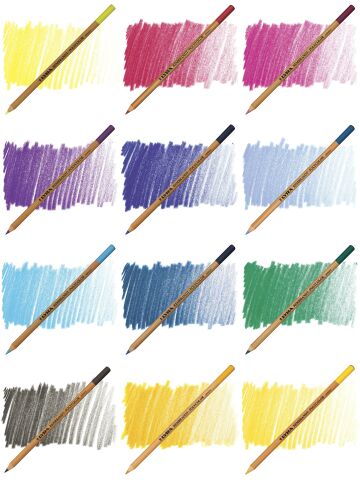 Lyra Polycolor Kuru Boya Kalem Set3 12'li