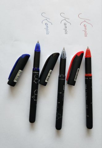 Scrikss DNA 0.5 Jel Siyah Kırmızı Mavi 3'lü Tükenmez Kalem Set