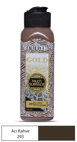 Artdeco Gold Multi-Surface Akrilik Boya 140ml Acı Kahve 293