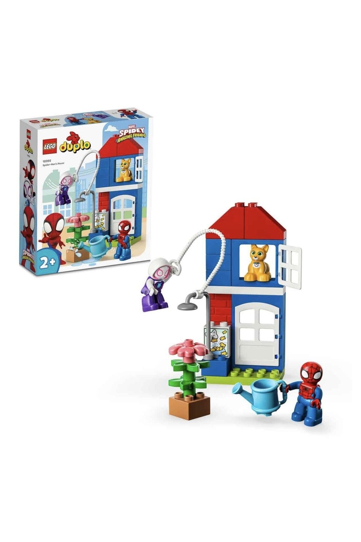 ® DUPLO® Marvel Örümcek Adam’ın Evi 10995 - Yaratıcı Süper Kahraman Oyuncak Yapım Seti(25 Parça)
