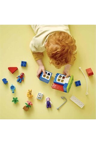 ® DUPLO® Marvel Örümcek Adam’ın Evi 10995 - Yaratıcı Süper Kahraman Oyuncak Yapım Seti(25 Parça)
