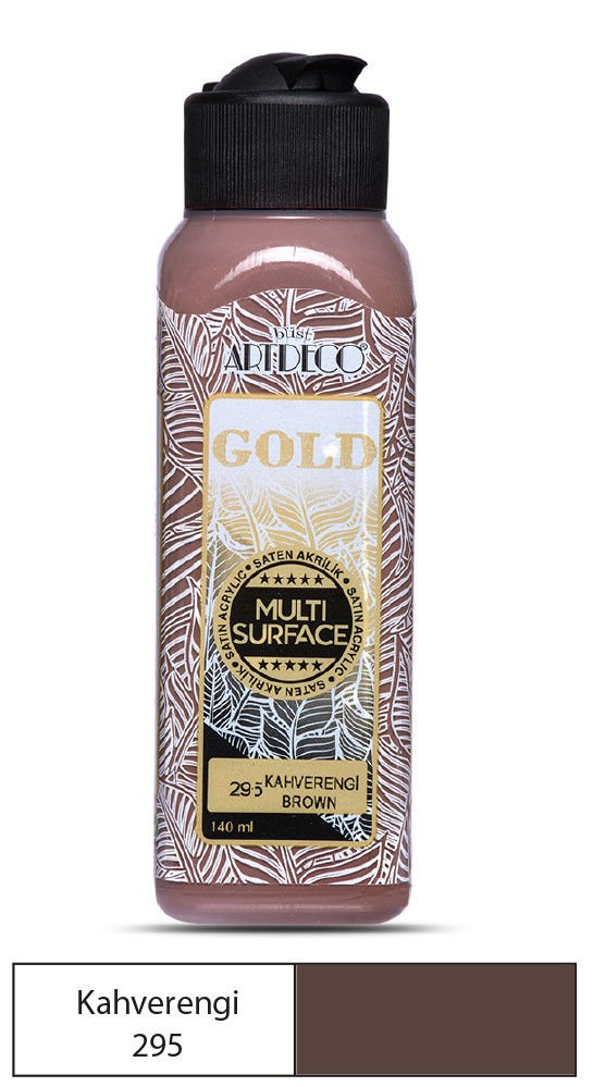 Artdeco Gold Multi-Surface Akrilik Boya 140ml Kahverengi 295