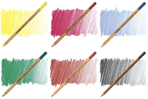 Lyra Polycolor Kuru Boya Kalem Set4 6'lı