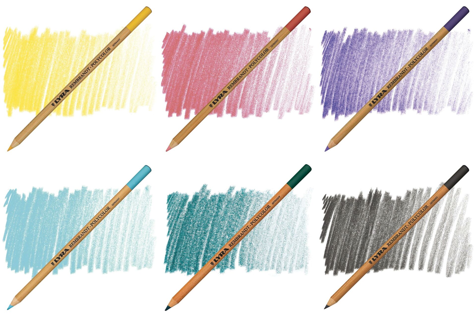 Lyra Polycolor Kuru Boya Kalem Set6 6'lı