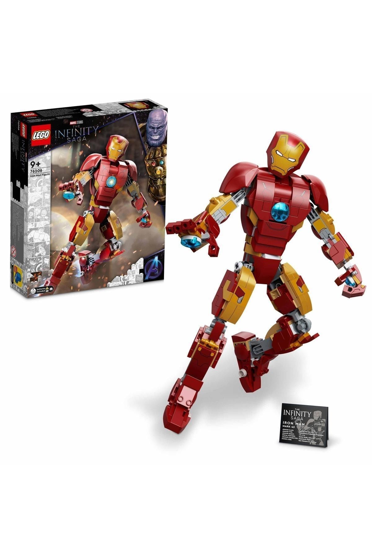® Marvel Iron Man Figürü 76206 Yapım Seti (381 Parça)
