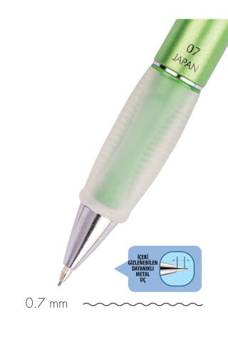 Deep Mekanik Kurşun Kalem 0.7mm Metalik Fıstık Yeşil