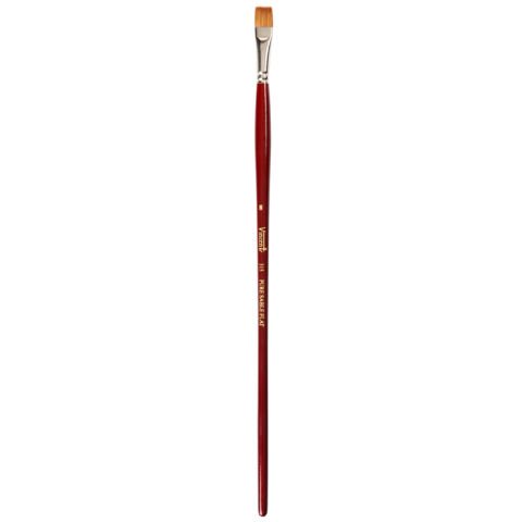 Vincent 315 Serisi Pure Sable Flat Düz Fırça No:6