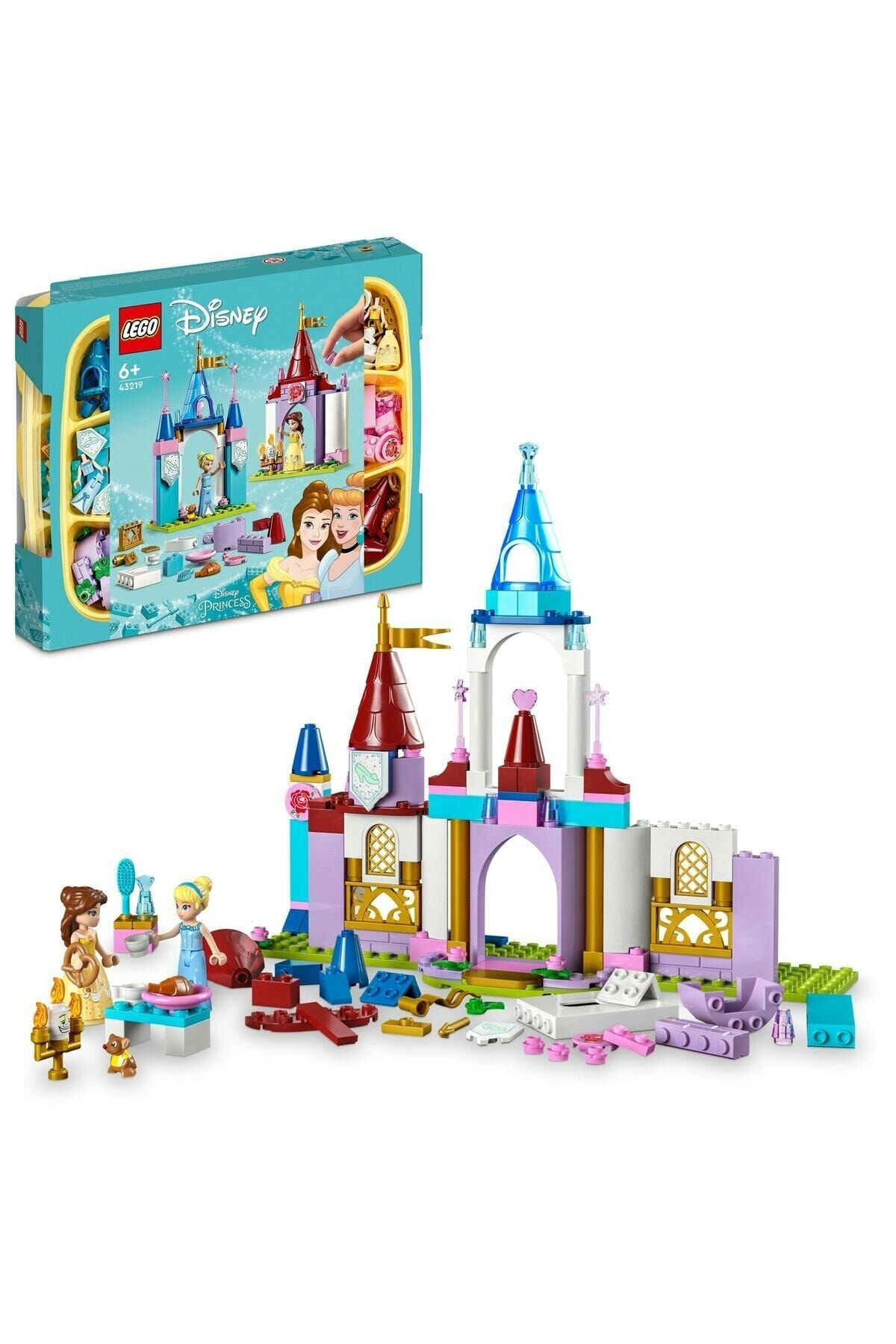 ® | Disney: Disney Princess Yaratıcı Kaleler 43219 -Yaratıcı Oyuncak Yapım Seti (140 Parça)
