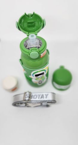 Shotay ST-8812 Space 600ML Çift Başlık (Kapak) Termos Matara Yeşil