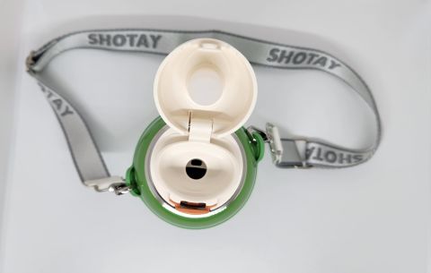 Shotay ST-8812 Space 600ML Çift Başlık (Kapak) Termos Matara Yeşil