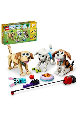 ® Creator Sevimli Köpekler 31137 - 7 Yaş ve Üzeri Çocuklar için Oyuncak Yapım Seti (475 Parça)