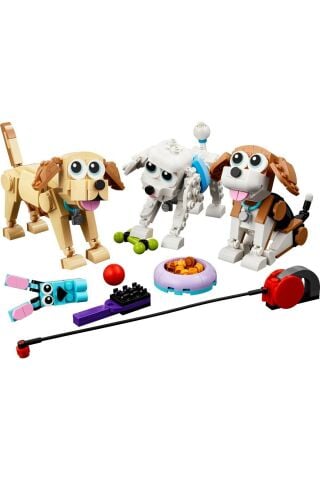 ® Creator Sevimli Köpekler 31137 - 7 Yaş ve Üzeri Çocuklar için Oyuncak Yapım Seti (475 Parça)