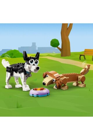 ® Creator Sevimli Köpekler 31137 - 7 Yaş ve Üzeri Çocuklar için Oyuncak Yapım Seti (475 Parça)