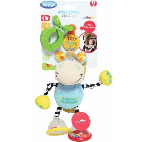 Playgro Toy Box Zebra Çıngırak