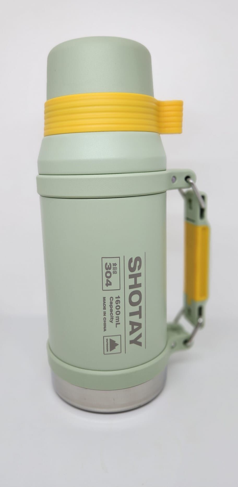 Shotay Vacuum Bottle 1,6 Lt Vakum Termos ST-8216 Soft Yeşil