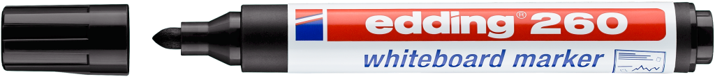Edding 260 Beyaz Tahta Kalemi̇ Si̇yah