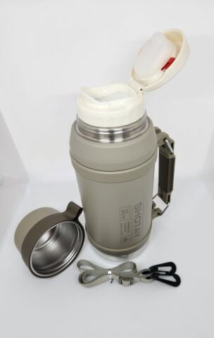 Shotay Vacuum Bottle 1,6 Lt Vakum Termos ST-8216 Kahverengi