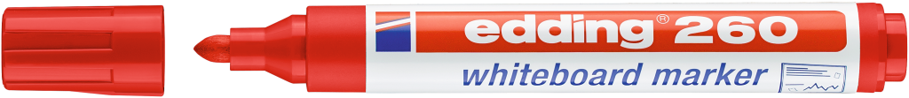 Edding 260 Beyaz Tahta Kalemi̇ Kirmizi