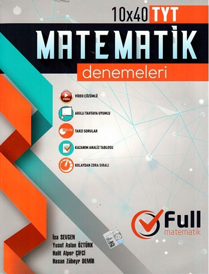 Full Matematik Yayınları TYT Matematik 10 x 40 Denemeleri