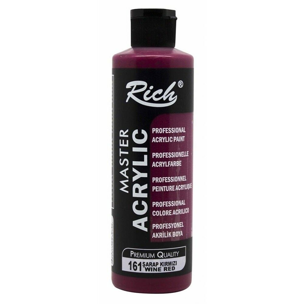 Rich AKRİLİK BOYA 120 CC ŞARAP KIRMIZI